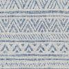 5ft x 7.5ft Blue Grey Chevron Coastal Area Rug