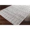 5x8 Black Off-White Chevron Coastal Area Rug