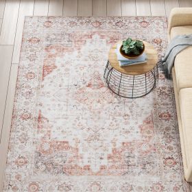 4ft x 6ft Washable Persian Style Area Rug