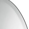 36in Oval Frameless Beveled Wall Mirror