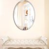 36x24 Oval Beveled Frameless Wall Mirror