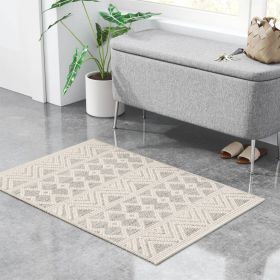 2ft x 3ft Hand Woven Wool Persian Style Area Rug