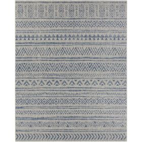 2ft x 3ft Blue Grey Chevron Coastal Area Rug