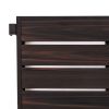 3-Tier Foldable Stackable Shoe Rack, Espresso