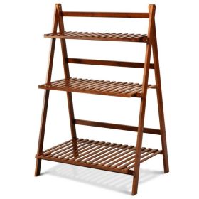 Farmhouse 3-Tier Folding Plant Stand