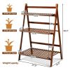Farmhouse 3-Tier Folding Plant Stand