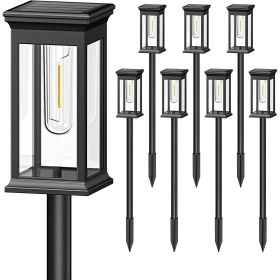 Solar Stake Lights, IP65, 6-Pack (Option: 6pcs)