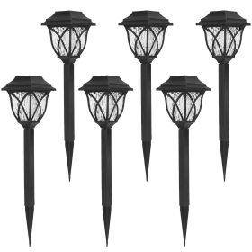 Solar Stake Lights, IP45, 6-Pack (Option: 6Pack)