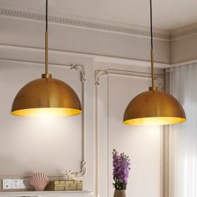 41in Copper Double Pendant Light (Option: Coppery)