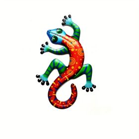 Metal Gecko Wall Decor (Style: Red (1pc))