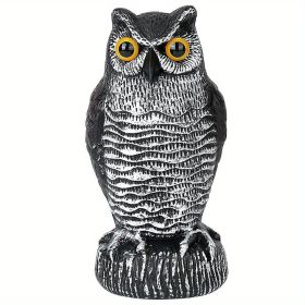 Fake Owl Decoy Bird Deterrent Statue (Model: HBXMTY-2018-2)
