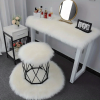 Soft Plush Faux Fur Rug, White