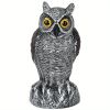 Fake Owl Decoy Bird Deterrent Statue