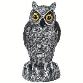 Fake Owl Decoy Bird Deterrent Statue (Model: HBXMTY-2018-1)