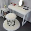Soft Plush Faux Fur Rug, White