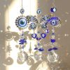Crystal Blue Butterfly Suncatcher