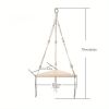 Handwoven Wooden Triangle Storage Rack