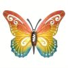 Vintage Iron Butterfly Welcome Sign