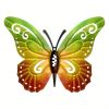 Vintage Iron Butterfly Welcome Sign