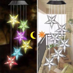 Solar Hummingbird Butterfly Wind Chime (Ships From: China, Emitting Color: 04)
