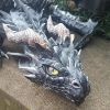 Squatting Dragon Guardian Garden Statue
