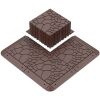 11.81"x11.81"x0.79"Grey & Brown Colors - Stylish Interlocking Flooring