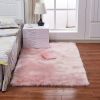 Fluffy Imitation Wool Area Rug, Long Pile