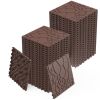 11.81"x11.81"x0.79"Grey & Brown Colors - Stylish Interlocking Flooring