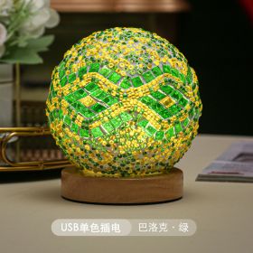 RGB Color-Changing Bedside Night Lamp (Ships From: China, Lampshade Color: Tricolor remote7)