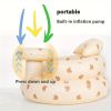 Inflatable Pool Lounger, Portable Lazy Sofa For Backyard Beach Travel & Camping