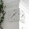 Nordic Corner Wall Clock with Night Light