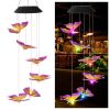 Solar Hummingbird Butterfly Wind Chime