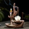 Reversible Lotus Floral Purple Sand Incense Burner