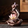 Reversible Lotus Floral Purple Sand Incense Burner