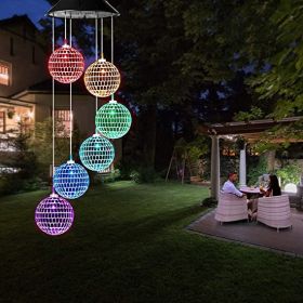Solar Wind Chime Mobile Hanging Light (Option: Ball)